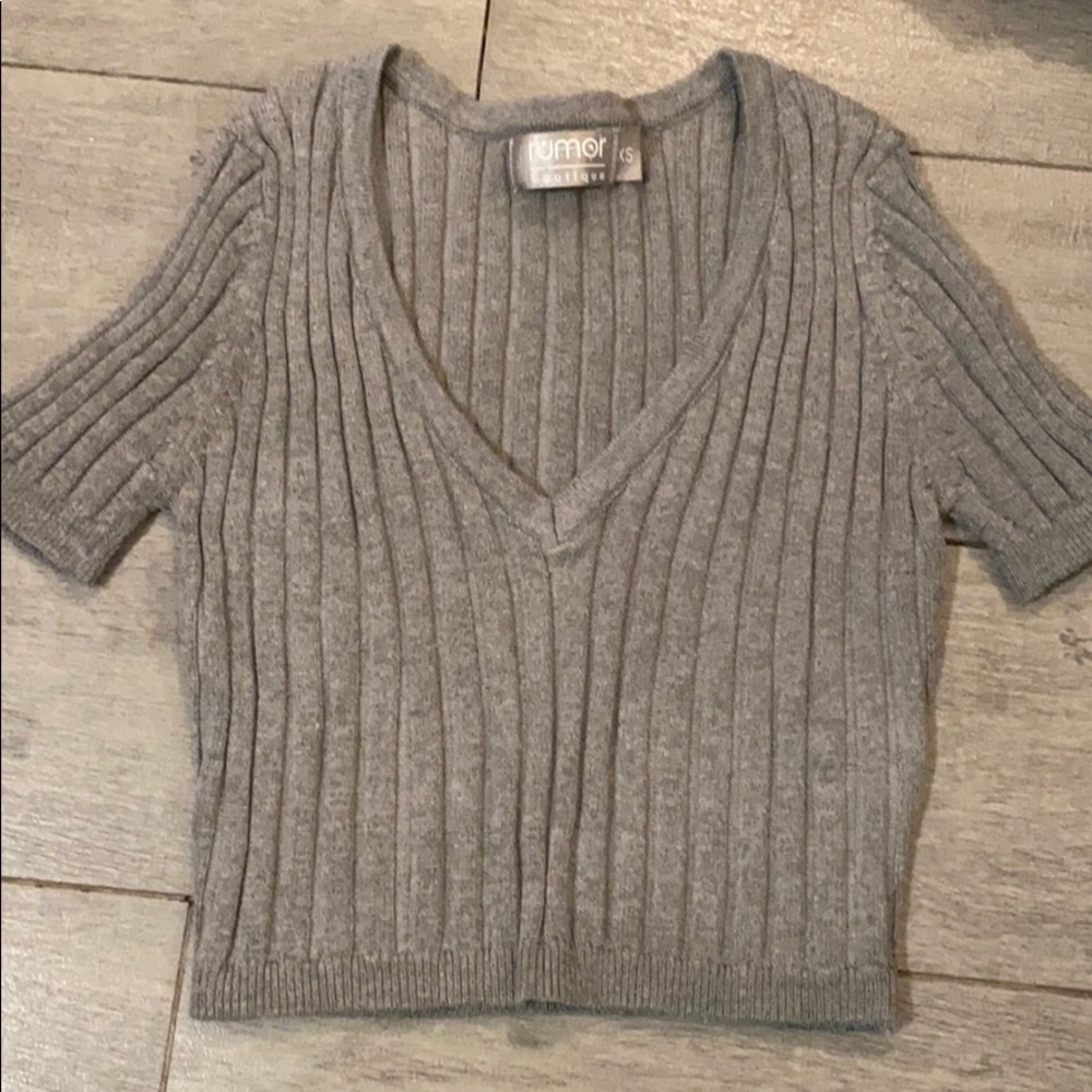 LF sweater crop